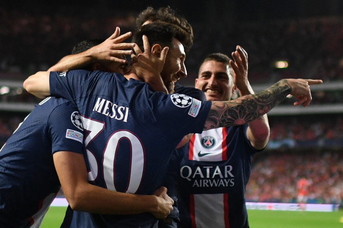 PLAYER RATINGS  PSG held by Benfica despite Lionel Messi stunner  Get