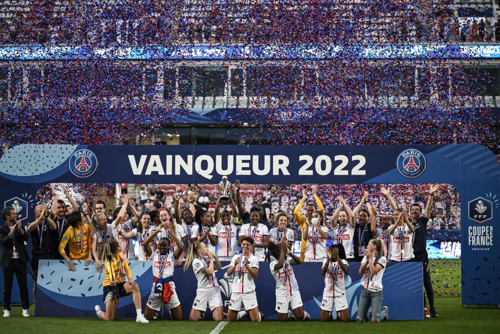 PSG gana la Copa de Francia femenina con victoria 8-0 sobre Yzeure