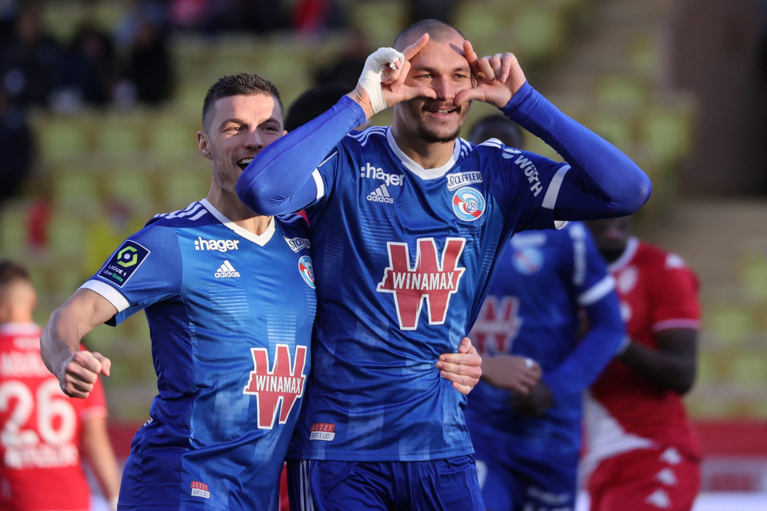 Ludovic AJORQUE of Racing Club de Strasbourg during the Ligue 1 match  News Photo - Getty Images