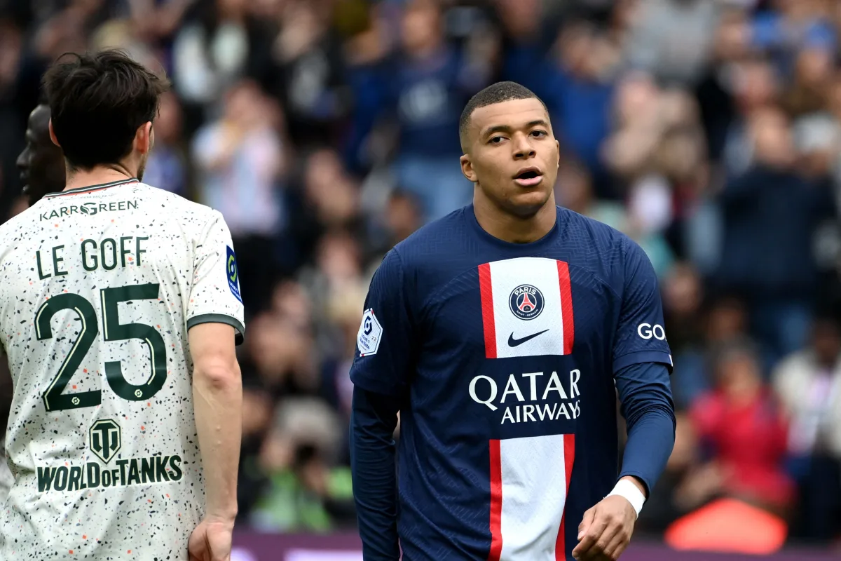 PLAYER RATINGS  PSG 13 Lorient Kylian Mbappé scores but league